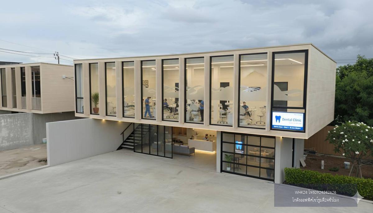 Rabbiz Park ราชพฤกษ์ Showroom office modernสวย ใกล้ถนนราชพฤกษ์ สร้างใหม่พร้อมเข้าใช้ ริมถนนบางกรวย-จงถนอม พื้นที่190ตร.ม.